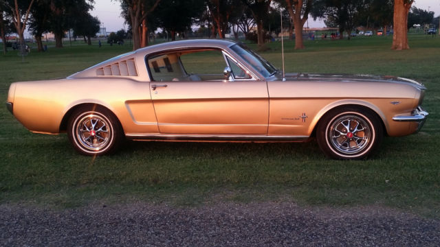 1966 Medium Palomino Metallic Ford Mustang Fastback