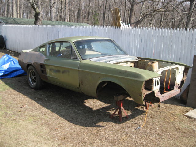 1967 LIME GOLD Ford Mustang Fastback