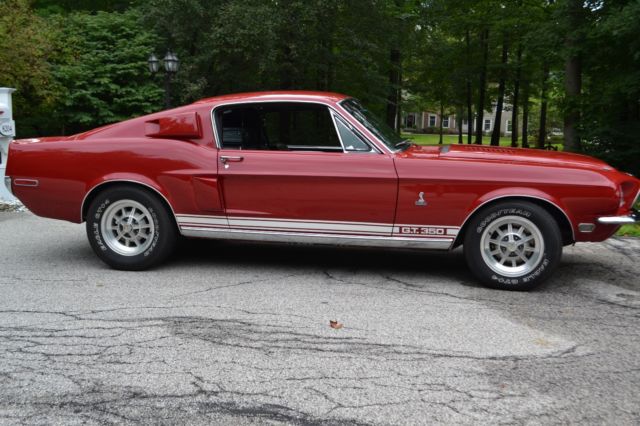 1968 Red Ford Mustang 2 door Fastback
