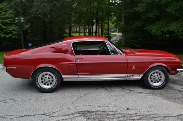 1968 Red Ford Mustang 2 door Fastback
