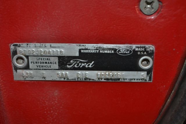 1968 Red Ford Mustang 2 door Fastback