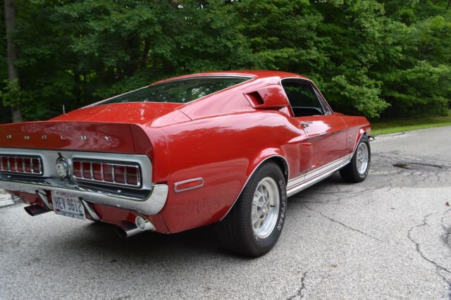 1968 Red Ford Mustang 2 door Fastback