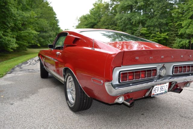 1968 Red Ford Mustang 2 door Fastback