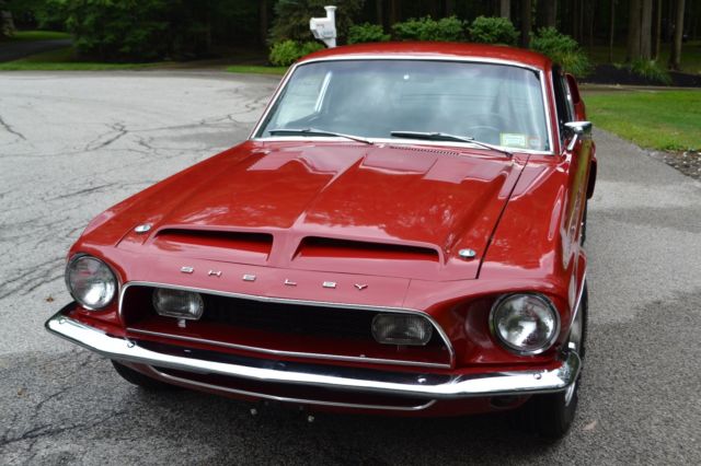 1968 Red Ford Mustang 2 door Fastback