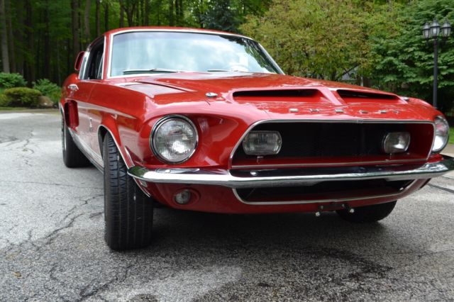 1968 Red Ford Mustang 2 door Fastback