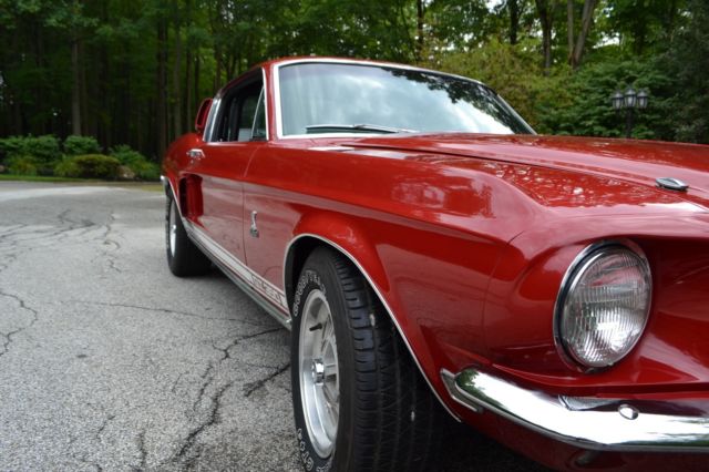 1968 Red Ford Mustang 2 door Fastback