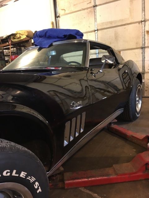 1969 Black Chevrolet Corvette Coupe
