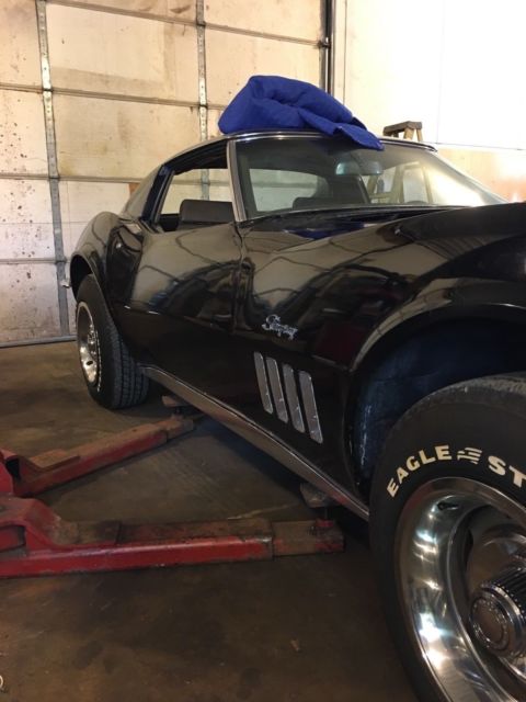 1969 Black Chevrolet Corvette Coupe