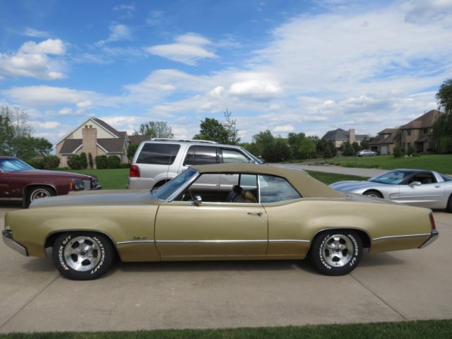 1969 Gold Oldsmobile Eighty-Eight Convertible