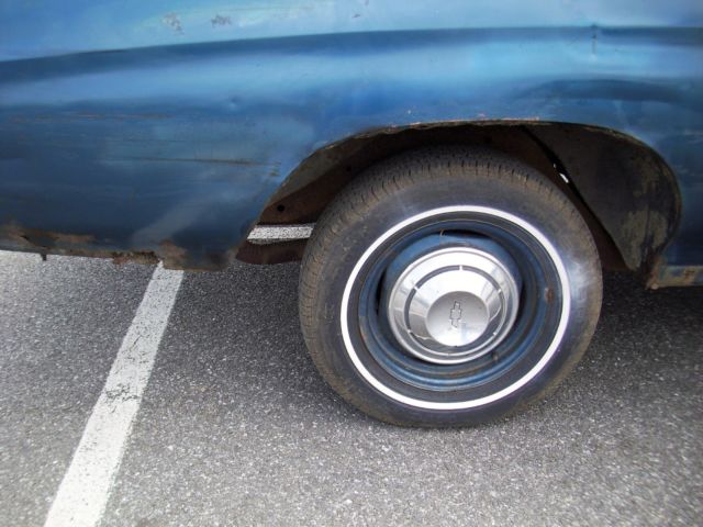 1970 Blue Chevrolet Malibu Coupe