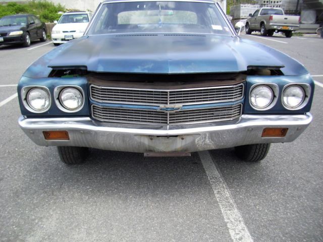 1970 Blue Chevrolet Malibu Coupe