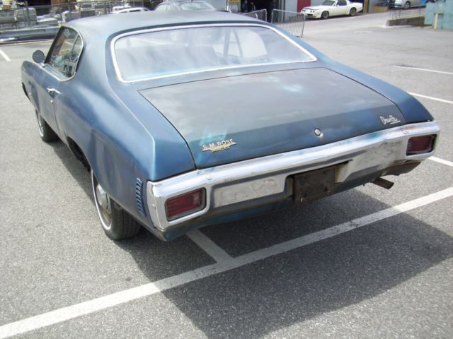 1970 Blue Chevrolet Malibu Coupe