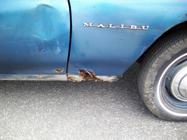 1970 Blue Chevrolet Malibu Coupe