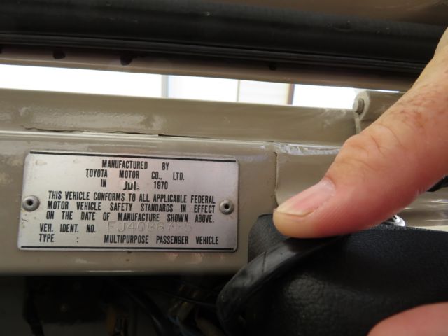 1970 Green Toyota Land Cruiser SUV