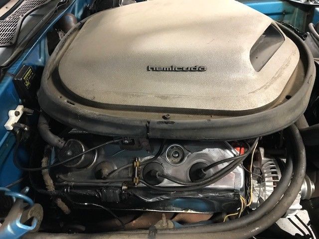 1970 Blue Plymouth Barracuda Coupe