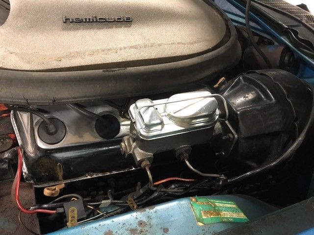 1970 Blue Plymouth Barracuda Coupe