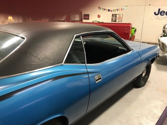 1970 Blue Plymouth Barracuda Coupe