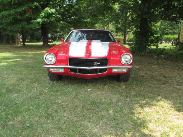 1971 Red Chevrolet Camaro