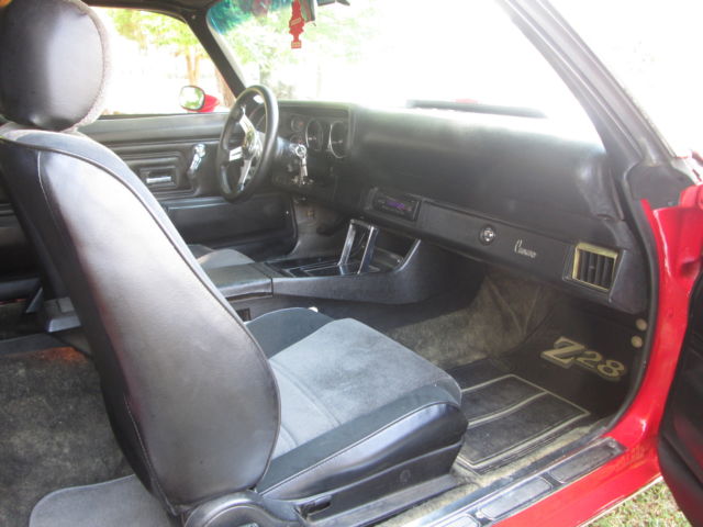 1971 Red Chevrolet Camaro