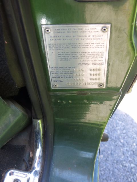 1972 Green/White Chevrolet C-10 Standard Cab Pickup