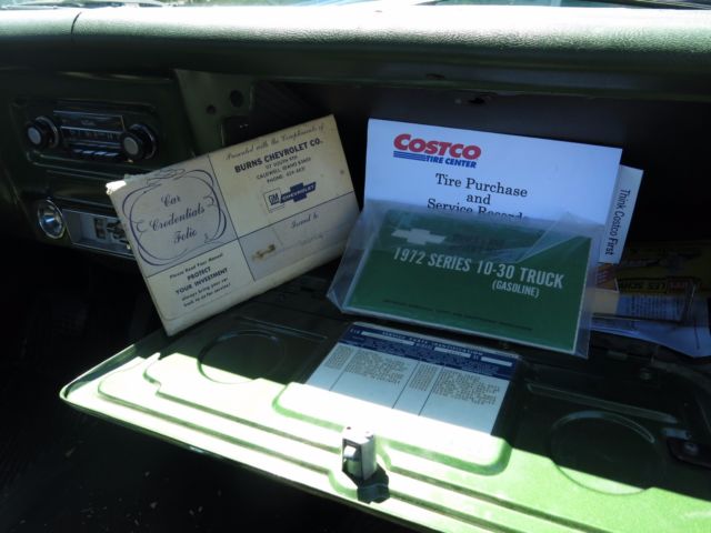 1972 Green/White Chevrolet C-10 Standard Cab Pickup