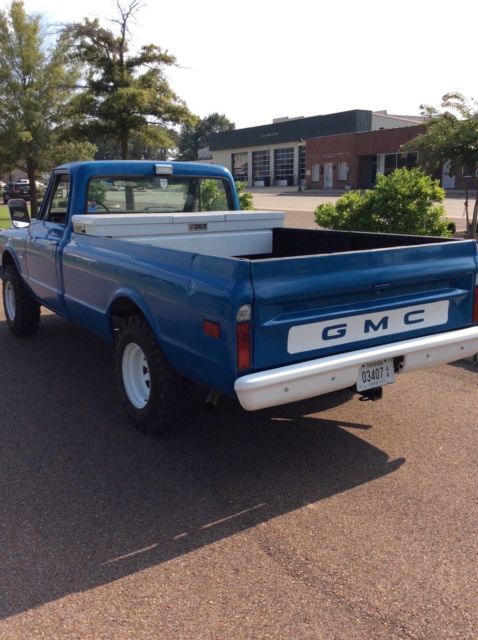 1972 Blue GMC Sierra 1500 Cab & Chassis