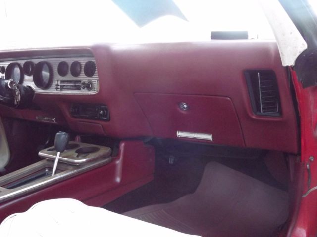 1975 Orange Pontiac Trans Am Coupe