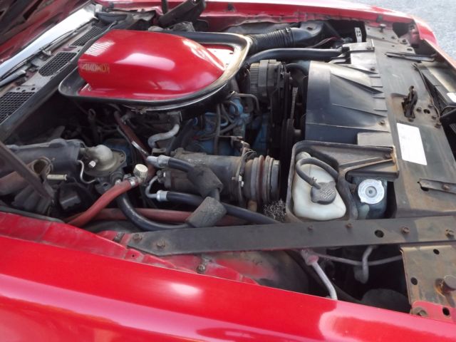 1975 Orange Pontiac Trans Am Coupe