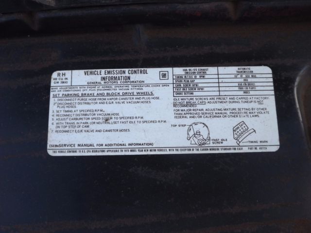 1975 Orange Pontiac Trans Am Coupe