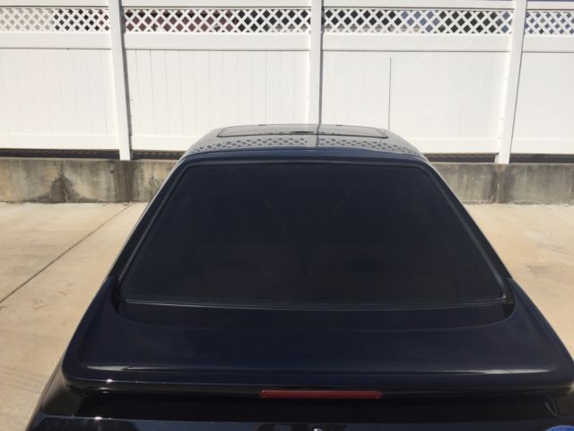 1990 Black Ford Mustang Hatchback