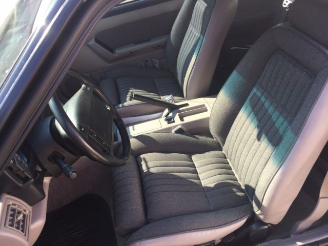 1990 Black Ford Mustang Hatchback