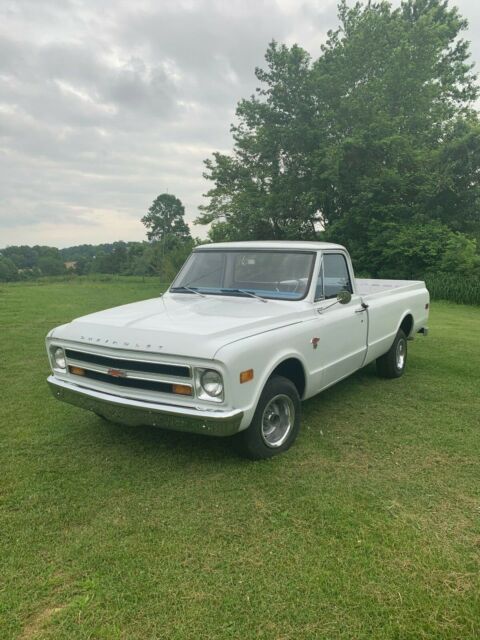 1968 White Chevrolet C-10 Pickup Truck
