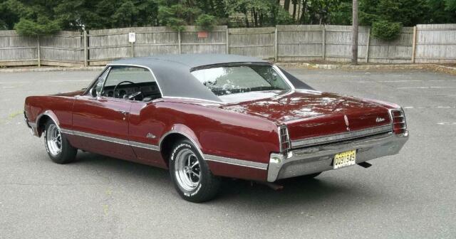 1966 Burgundy Oldsmobile Cutlass HARDTOP