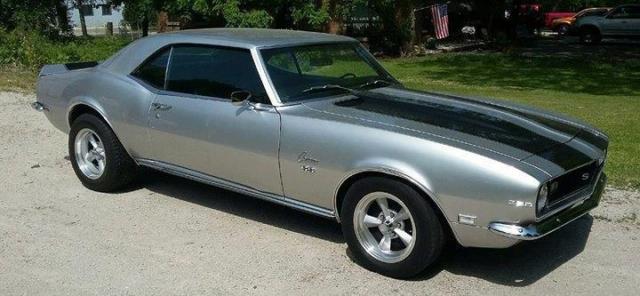 1968 Silver Chevrolet Camaro Coupe