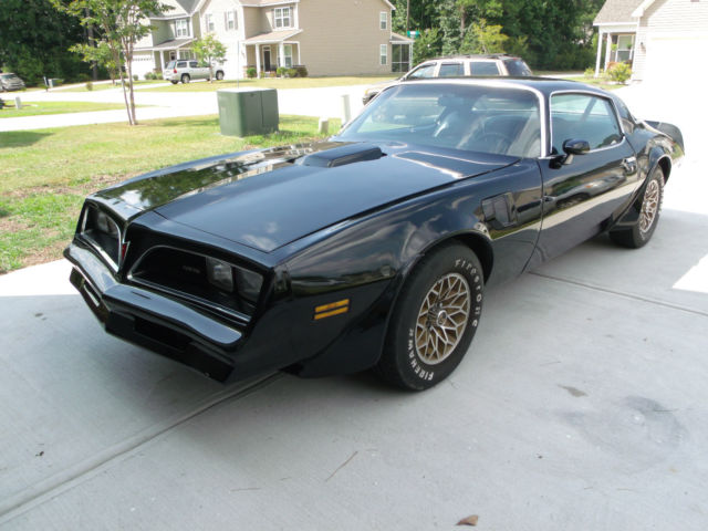 original 77 Trans Am black on black gold decals 25,000.00 for sale in ...