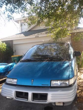 1992 Blue Pontiac Trans Sport Minivan