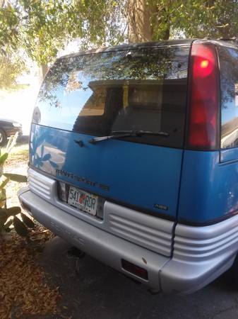 1992 Blue Pontiac Trans Sport Minivan