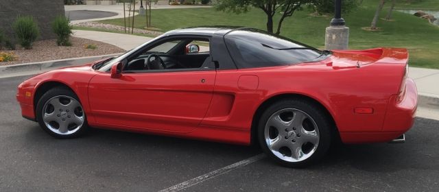 1991 Red Acura NSX Coupe