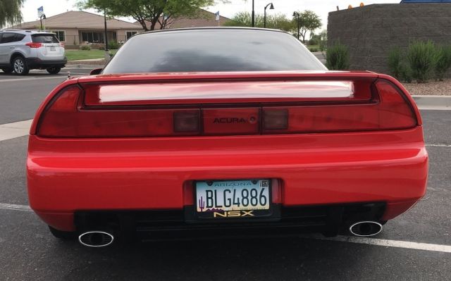 1991 Red Acura NSX Coupe