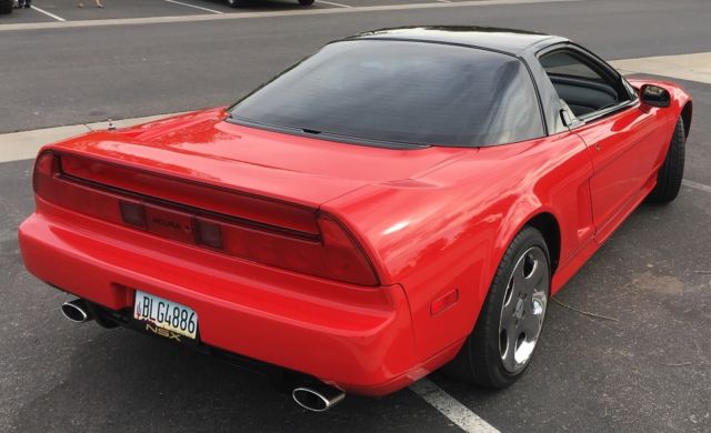 1991 Red Acura NSX Coupe