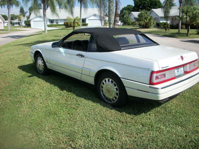 1993 White Cadillac Allante Convertible