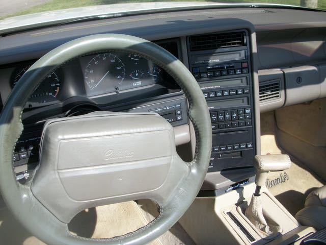 1993 White Cadillac Allante Convertible