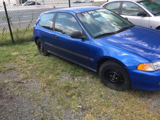 1993 Blue Honda Civic Coupe