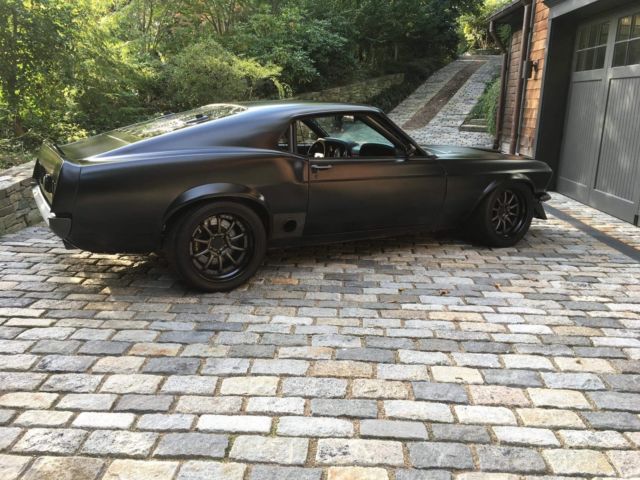 1969 Flat Black Ford Mustang Fastback