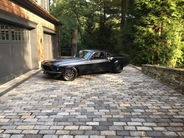 1969 Flat Black Ford Mustang Fastback