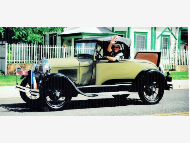 1928 Green Ford Model A Coupe