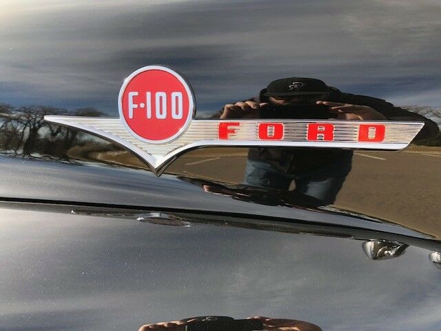 1956 Black Ford F-100 Pickup