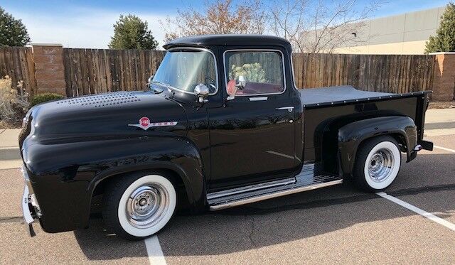 1956 Black Ford F-100 Pickup
