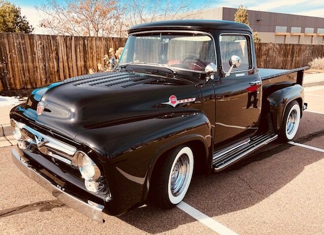 1956 Black Ford F-100 Pickup