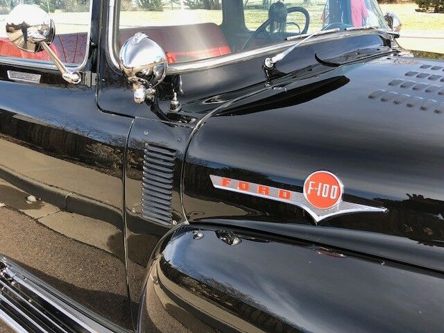 1956 Black Ford F-100 Pickup
